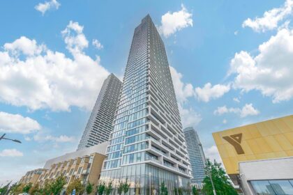 5 Buttermill Ave Vaughan — Transit City Condos towers with YMCA visible at street level