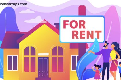Family beside a house with a 'For Rent' sign house for for rent near me